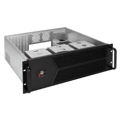 Exegate EX298410RUS Серверный корпус ExeGate Pro 3U450-12 <RM 19", высота 3U, глубина 450, БП 2U-700ADS, 2*USB>