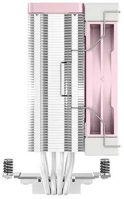 Вентилятор для процессора DEEPCOOL AK400 PINK LIMITED (Soc-1700/1200/1851/AM4/AM5, Al+Cu, PWM 1850rpm, 29 dB, 120mm, 4 pin, 220Wt) (R-AK400-WPNPMN-G)
