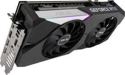 Видеокарта ASUS NVIDIA nVidia GeForce RTX 3060Ti DUAL-RTX3060TI-8G-V2 8Gb DDR6 PCI-E 2HDMI, 3DP