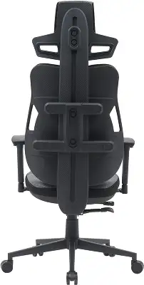 Кресло Cactus CS-CHR-DUO-GYBK серый/черный с подголов. крестов. сталь пластик черный