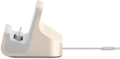 Док-станция Belkin Charge + Sync Lightning Dock для iPhone, Gold [F8J045btGLD]