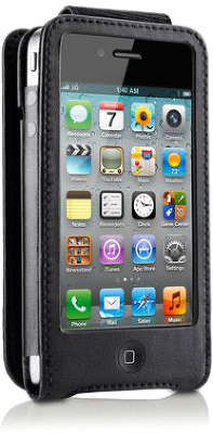 Чехол Belkin Leather 011 для iPhone 4/4S, Black [F8Z853cwC00]
