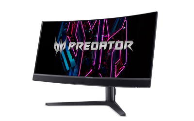 Монитор Acer Predator X34Vbmiiphuzx 34" OLED 3440x1440 175 Hz 1000cd/m2 0,03ms 2xHDMI(2.0) + 1xDP + 1xType-C(PD65W) + USB3.2 (2Up2Down) + Audio out+Speaker 5Wx2 120 H.Adj