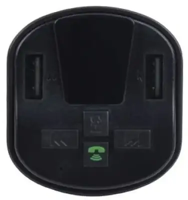 Автомобильный FM-модулятор ACV FMT-122B черный MicroSD BT USB (37576)