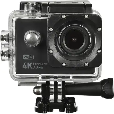 Видеорегистратор Digma FreeDrive Action 4K WiFi черный 8Mpix 2160x3840 2160p 150гр. Allwinner V3