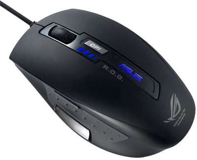 Мышь ASUS ROG GX850 (6 кнопок, 5000 dpi, выбор одного из 5 значений dpi), Black