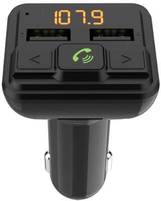 Автомобильный FM-модулятор Ritmix FMT-A880 черный MicroSD BT USB (80001662)