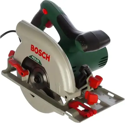 Циркулярная пила (дисковая) Bosch PKS 55 1200Вт (ручная) D диска.:160мм (0603500020)