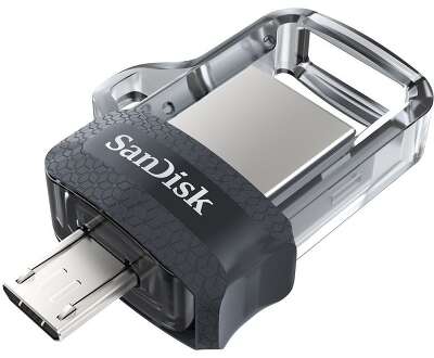 Флеш Диск Sandisk 64Gb Ultra Dual SDDD3-064G-G46 USB3.0 черный