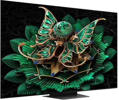 Телевизор QLED TCL 75" 75C7K черный 4K Ultra HD 144Hz MEMC DVB-T DVB-T2 DVB-C DVB-S DVB-S2 USB WiFi Smart TV