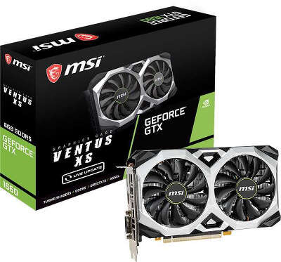 Видеокарта MSI nVidia GeForce GTX1660 VENTUS XS 6G V1 6Gb DDR5 PCI-E DVI, HDMI, DP