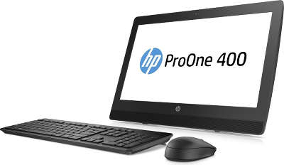 Моноблок HP ProOne 400 G3 20" i3-7100T/4/1000/HDG630/DVDRW/WiFi/BT/W10H/Kb+Mouse, черный