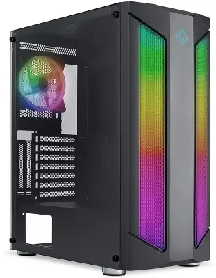 Корпус GMNG OGC-G130 черный без БП E-ATX 5x120mm 2xUSB2.0 1xUSB3.0 audio bott PSU