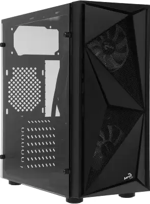 Корпус AeroCool Glider-G, черный, ATX, Без БП (Glider Cosmo-G-BK-v1)