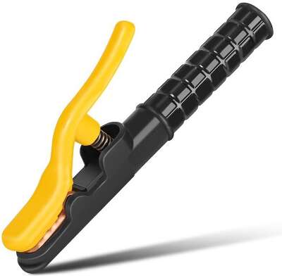 Электрододержатель Deli DL23300A 500гр, макс. сила тока 300A, длина 295мм, диаметр электрода 4,0-6,3мм, площадь поперечного сечения кабеля 35-50 кв.мм