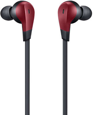 Наушники с микрофоном Samsung Earphones Advanced ANC, с шумоподавлением, Red