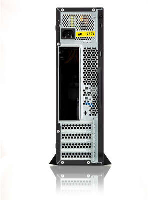 Корпус с блоком питания 300Вт./ Case Foxline mATX Desktop 300W FL-211 mATX case, black, w/PSU TFX 300W, w/2xUSB2.0+2xUSB3.0, w/pwr cord, w/ 8cm FAN