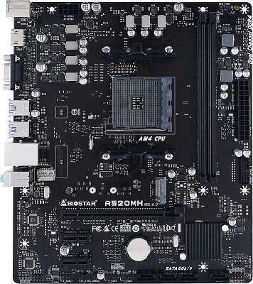 Материнская плата mATX LGAAM4 Biostar A520MH