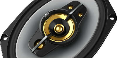 Колонки автомобильные JVC CS-DR695HP 800Вт 85дБ 4Ом 15x23см (6x9дюйм) (ком.:2кол.) коаксиальные пятиполосные