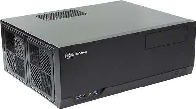 Корпус SilverStone GD09B, черный, ATX, Без БП (SST-GD09B)
