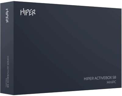 Компьютер Неттоп Hiper AS8 i3 10105 3.7 ГГц/8/256 SSD/WF/BT/W10Pro,черный