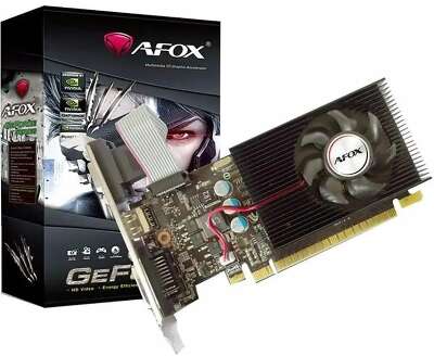 Видеокарта AFOX GT730 4GB GDDR3 128bit VGA/DVI/HDMI LP 1 FAN (AF730-4096D3L6)  RTL