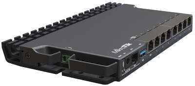 Маршрутизатор MIKROTIK RB5009UG+S+IN RouterBORD 5009UG+S+ with Marvell Armada ARMv8 CPU (4-cores, 1.4GHz per core), 1GB of DDR4 RAM, 1GB NAND storage, 1x 2.5Gbit LAN, 7x 1Gbit LAN, 1xSFP+ port, RouterOS L5, metal desktop case, PSU (007148) {20}