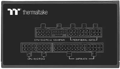 Блок питания Thermaltake ATX 850W Toughpower PF3 Gen.5 80+ platinum 24pin APFC 120mm fan 8xSATA Cab Manag RTL