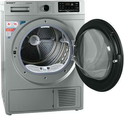 Сушильная машина Kraft KF-DM1002HPG кл.энер.:A+ макс.загр.:10кг серый