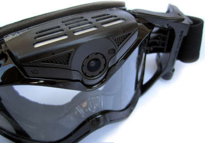Видеомаска для летних видов спорта Liquid Image LIC365B Impact Series Offroad Goggle Cam черная