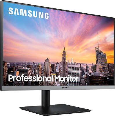 Монитор 24" Samsung S24R650FDI IPS FHD D-Sub, HDMI, DP, USB-Hub темно-серый