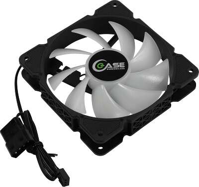 Вентилятор Powercase M3LED, 120мм, 1150rpm, 20.8 дБ, 3-pin+Molex, 1шт, RGB
