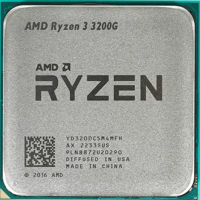 Процессор AMD Ryzen 3 3200G AM4 (YD3200C5M4MFH) (3.6GHz/Radeon Vega 8) OEM