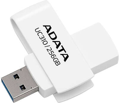 Модуль памяти USB3.2 A-DATA UC310 256Гб, белый [UC310-256G-RWH]
