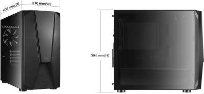 Корпус Silverstone FARA V1M PRO, черный, mATX, Без БП (SST-FAV1MB-PRO)