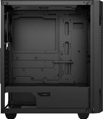 Корпус GameMax Fortress TG, черный, ATX, Без БП (Fortress TG)