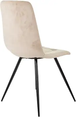 Стул для дома Бюрократ CH-K1 бежевый Holland 06 металл черный на ножках (CH-K1_1/HL07)