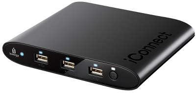 Адаптер NAS для USB устройств Iomega iConnect Wireless Data Station (34780)