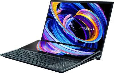 Ноутбук ASUS ZenBook Pro Duo UX582HM-H2069 15.6" UHD Touch OLED i7 11800H/16/1Tb SSD/RTX 3060 6G/Dos