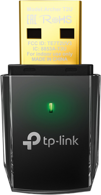 Адаптер Wi-Fi/ AC600 Dual Band Wireless USB 2.0 Adapter, 433Mbps at 5Ghz + 150Mbps at 2.4Ghz, 802.11ac/a/b/g/n, Адаптер Wi-Fi