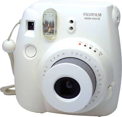 Цифровая фотокамера моментальной печати FujiFilm INSTAX MINI 8 White