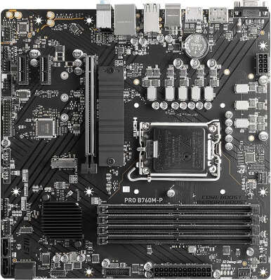 Материнская плата mATX LGA1700 MSI PRO B760M-P