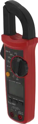 Клещи токоизмерительные RGK CM-10 цифр. измер.ток:переменный/постоянный красный/черный (776417)