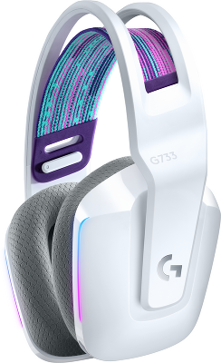 Гарнитура/ Logitech Headset G733 LIGHTSPEED Wireless RGB Gaming WHITE Retail