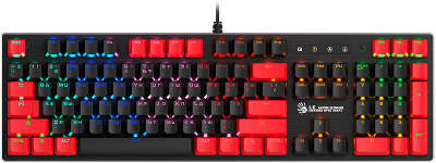 Клавиатура A4Tech Bloody B820N механическая черный/красный USB for gamer LED (B820N ( BLACK + RED))