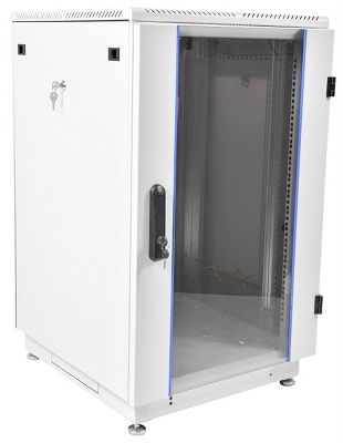Шкаф ЦМО Шкаф телекоммуникационный напольный 18U (600x600) дверь стекло, цвет чёрный