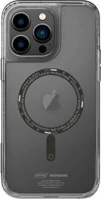 Чехол для iPhone 14 Pro SKINARMA SAIDO Smoke (MagSafe) [SK-IP14P-SDOMS-SMK]