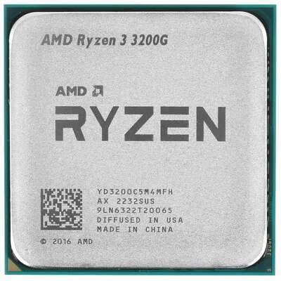 CPU AMD Ryzen 3 3200G OEM  (YD3200C5M4MFH) {3.6GHz/Radeon Vega 8 AM4}