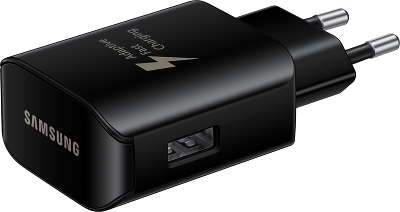 Зарядное устройство Samsung EP-TA300 с кабелем USB Type-C, 2.1А, чёрное