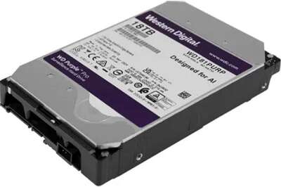 18TB WD Purple Pro (WD181PURP) {Serial ATA III, 7200- rpm, 512Mb, 3.5